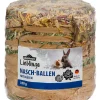 Dehner Lieblinge Nagerspielzeug|Heu - Nasch-Ballen mit Blüten, 100 g