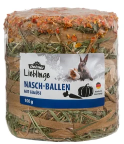 Dehner Lieblinge Nagerspielzeug|Heu > Nasch-Ballen mit Gemüse, 100 g