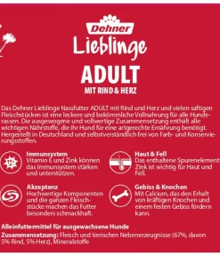Dehner Lieblinge Nassfutter Hund - Nassfutter für Hunde Adult
