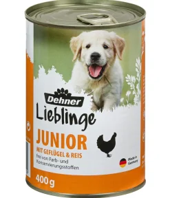 Dehner Lieblinge Nassfutter Hund > Nassfutter für Hunde Junior, Geflügel & Reis