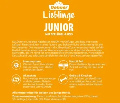 Dehner Lieblinge Nassfutter Hund > Nassfutter für Hunde Junior, Geflügel & Reis
