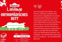 Dehner Lieblinge Betten & Kissen|Hundebetten & Körbe > Orthopädisches Bett otus, rechteckig,