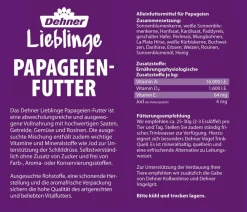 Dehner Lieblinge Vogelfutter & Snacks - Papageien-Futter