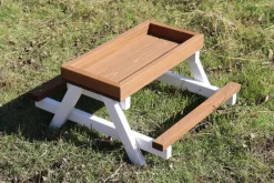 Dehner Lieblinge Mehr Vogelzubehör|Vogelhäuser & Futterspender > Picknicktisch, /, ca. B46/H22/T40 cm