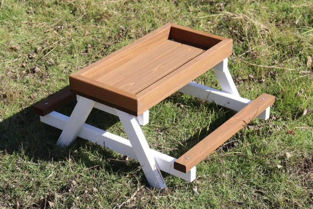 Dehner Lieblinge Mehr Vogelzubehör|Vogelhäuser & Futterspender > Picknicktisch, /, ca. B46/H22/T40 cm