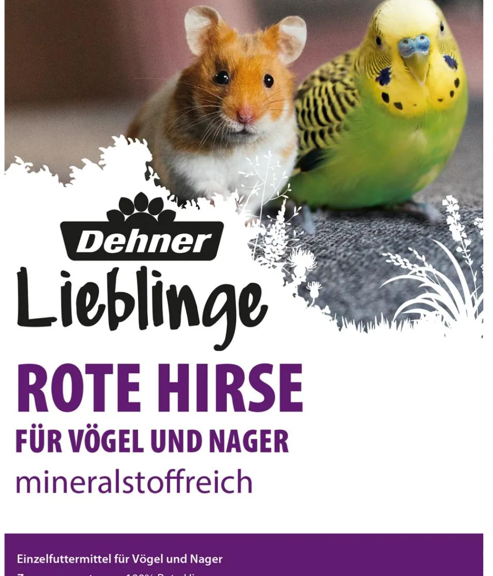 Dehner Lieblinge Kleintierfutter|Vogelfutter & Snacks > Rote Hirse, 1 kg