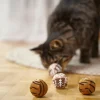 Dehner Lieblinge Katzenspielzeug - Spielbälle Safari, 4er-Set