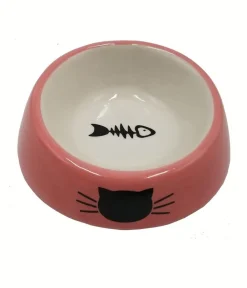 Dehner Lieblinge Katzennäpfe & Tränken - Steingut-Katzennapf Pink