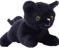 Dehner Lieblinge Spielzeug - Stofftier e Katze, ca. B16/H12 cm Schwarz