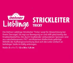 Dehner Lieblinge Mehr Vogelzubehör - Strickleiter Tricky, ca. B12/H56/T1,8 cm Natur