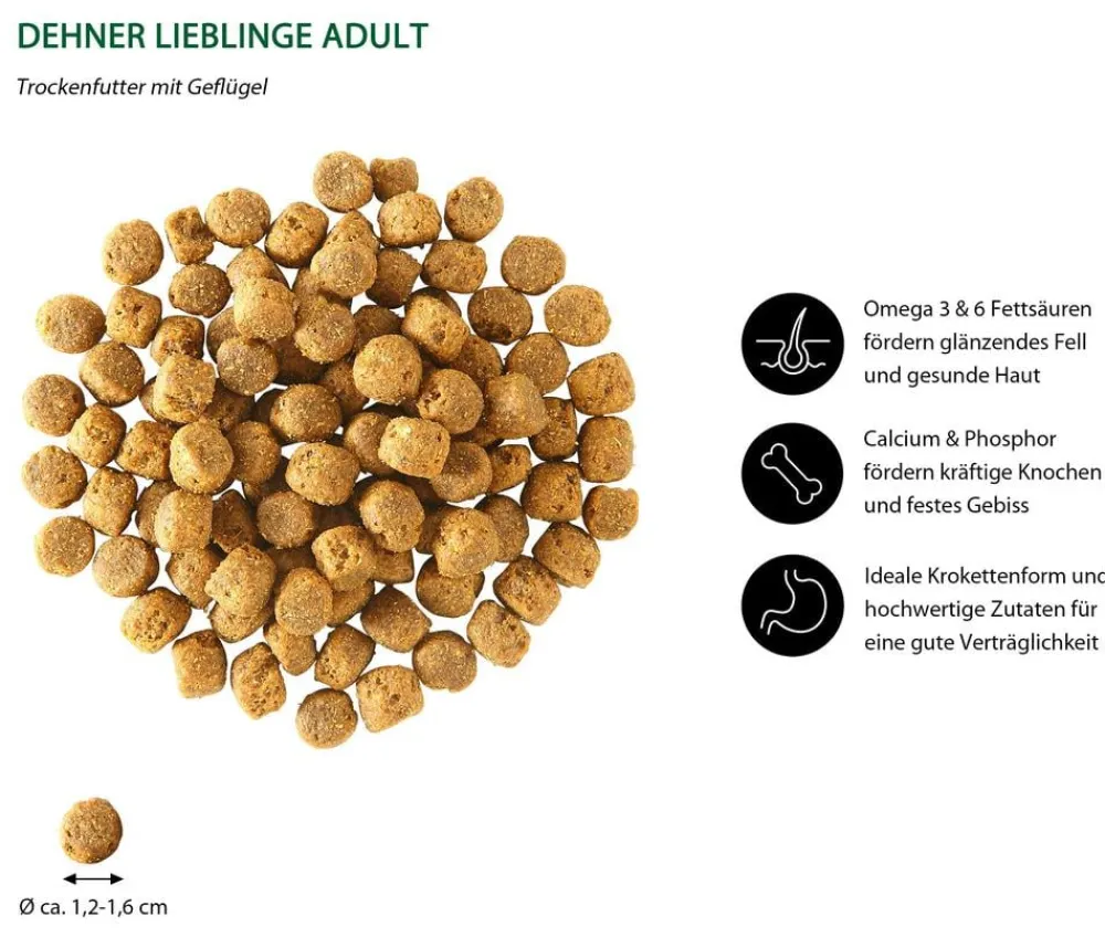 Dehner Lieblinge Trockenfutter Hund > Trockenfutter für Hunde Adult, Geflügel