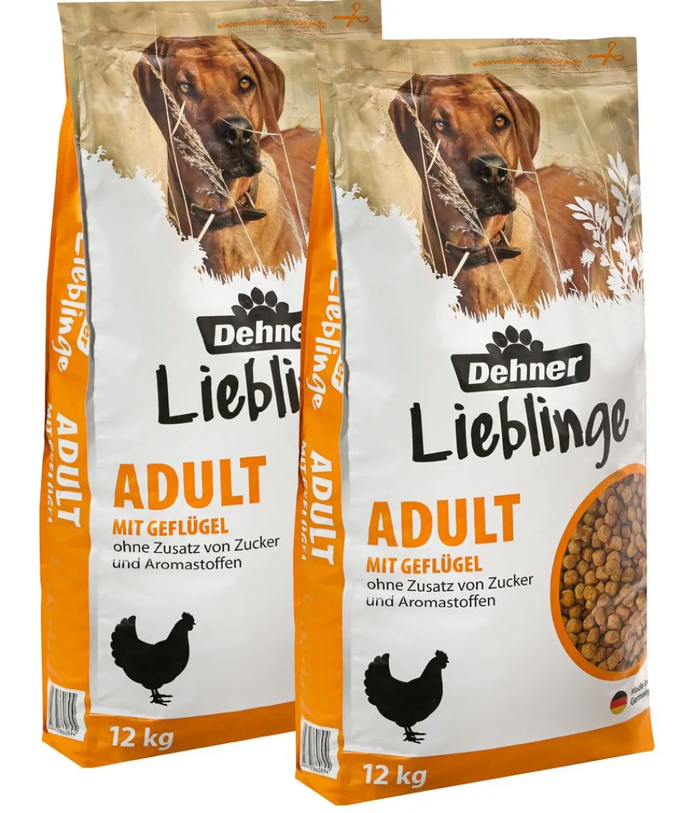 Dehner Lieblinge Trockenfutter Hund > Trockenfutter für Hunde Adult, Geflügel