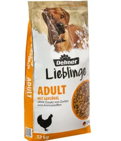 Dehner Lieblinge Trockenfutter Hund - Trockenfutter für Hunde Adult, Geflügel