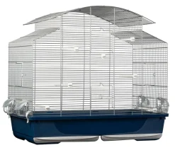 Dehner Lieblinge Vogelkäfige & Volieren - Vogelkäfig Phoenix 80, ca. B79/H73/T45 cm Dunkelblau