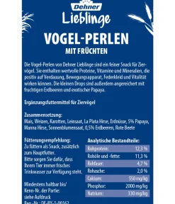 Dehner Lieblinge Vogel-Perlen, Früchte, 100 g New