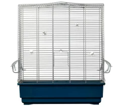 Dehner Lieblinge Mehr Vogelzubehör - Vogeltransportkäfig Birdie 50, ca. B41/H62/T36 cm Dunkelblau