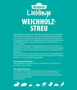 Dehner Lieblinge Terrarium Zubehör|Vogelstreu & Pflege - Weichholz-Streu