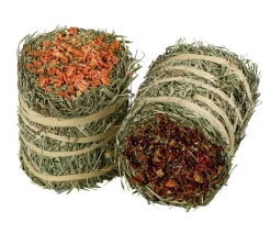 Dehner Lieblinge Heu > Wiesenheurolle mit Karotte & Paprika, 200 g