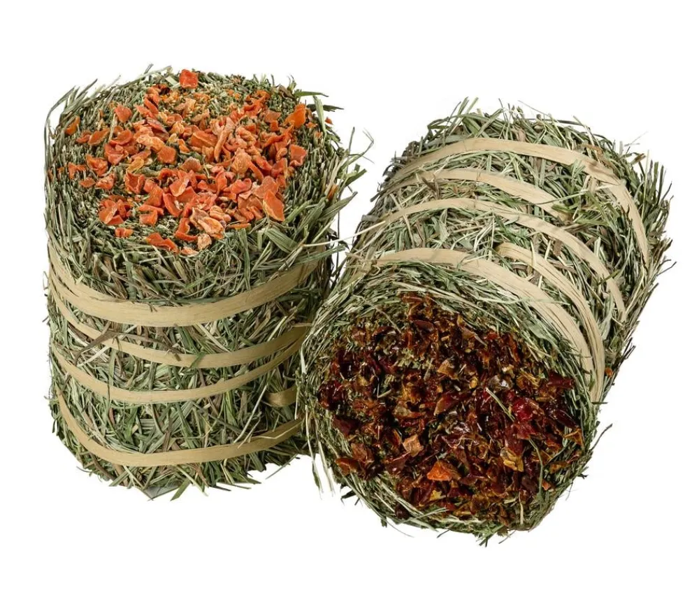 Dehner Lieblinge Heu > Wiesenheurolle mit Karotte & Paprika, 200 g
