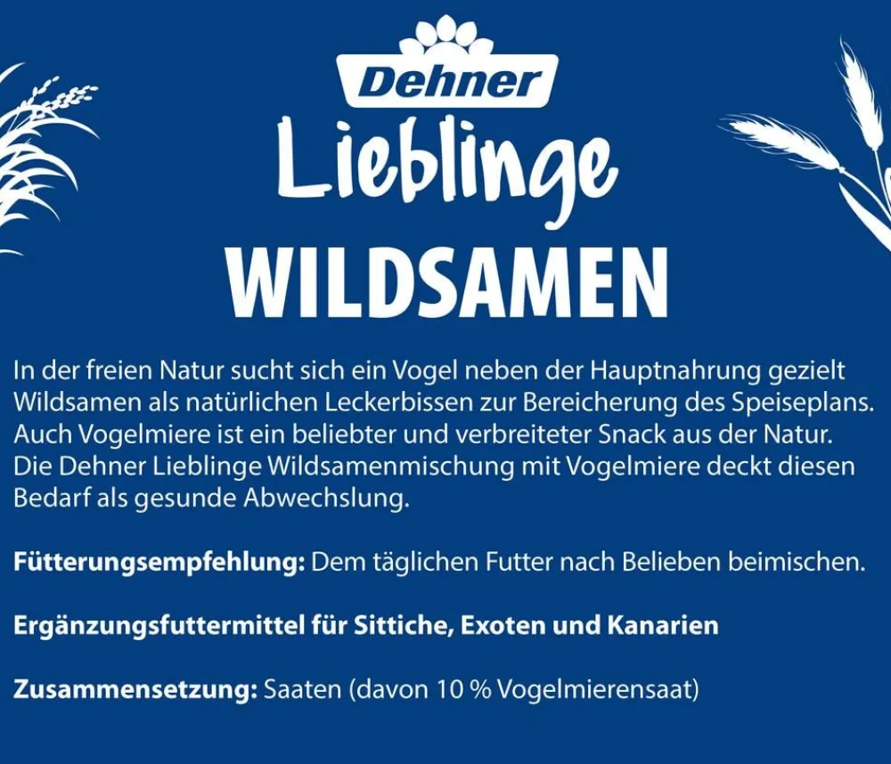 Dehner Lieblinge Vogelfutter & Snacks > Wildsamen, 5 g