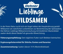 Dehner Lieblinge Vogelfutter & Snacks - Wildsamen, 5 g