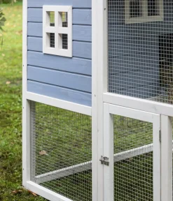 Dehner Lieblinge Kaninchenstall & Hasenstall > XXL Nagerheim Funny Flocke, , ca. B170/H120/T99 cm