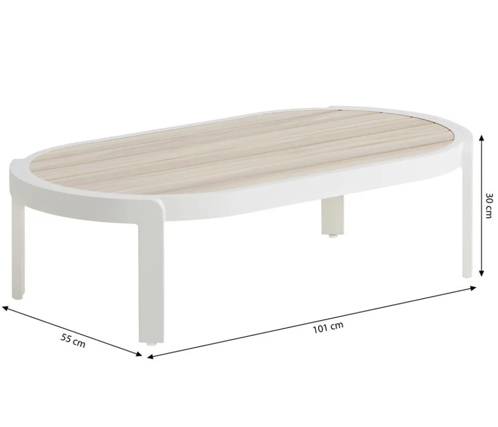 Dehner Lounge Altea, 4-teilig Creme Online