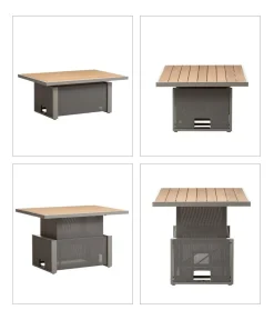 Dehner Loungemöbel|Gartenmöbel-Sets - Lounge Colmar, 4-teilig