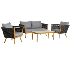 Dehner Lounge Granada, 4-teilig Outlet