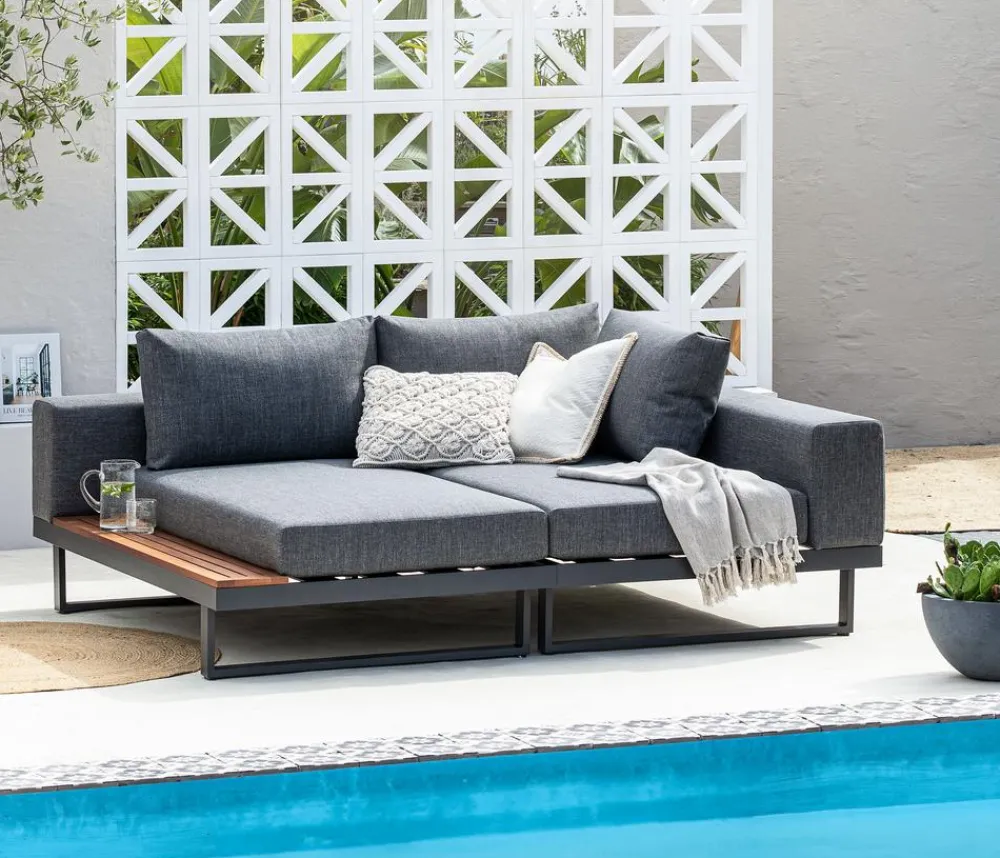 Dehner Loungemöbel|Gartenlounge-Sets > Lounge Riva, 3-teilig