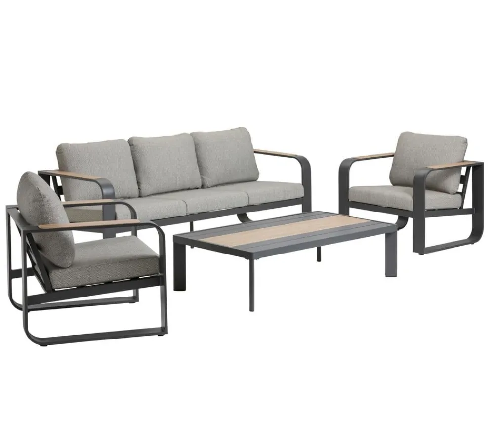 Dehner Loungemöbel|Gartenlounge-Sets > Lounge Salo, 4-teilig