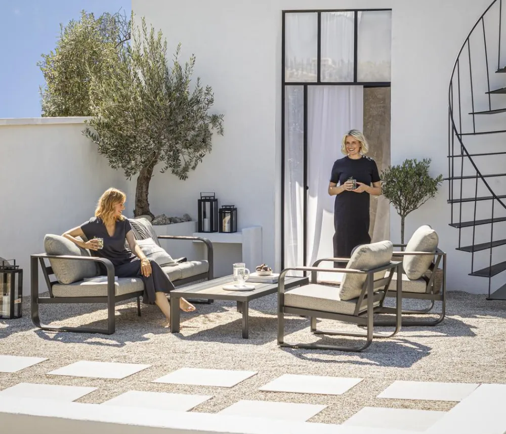 Dehner Loungemöbel|Gartenlounge-Sets > Lounge Salo, 4-teilig