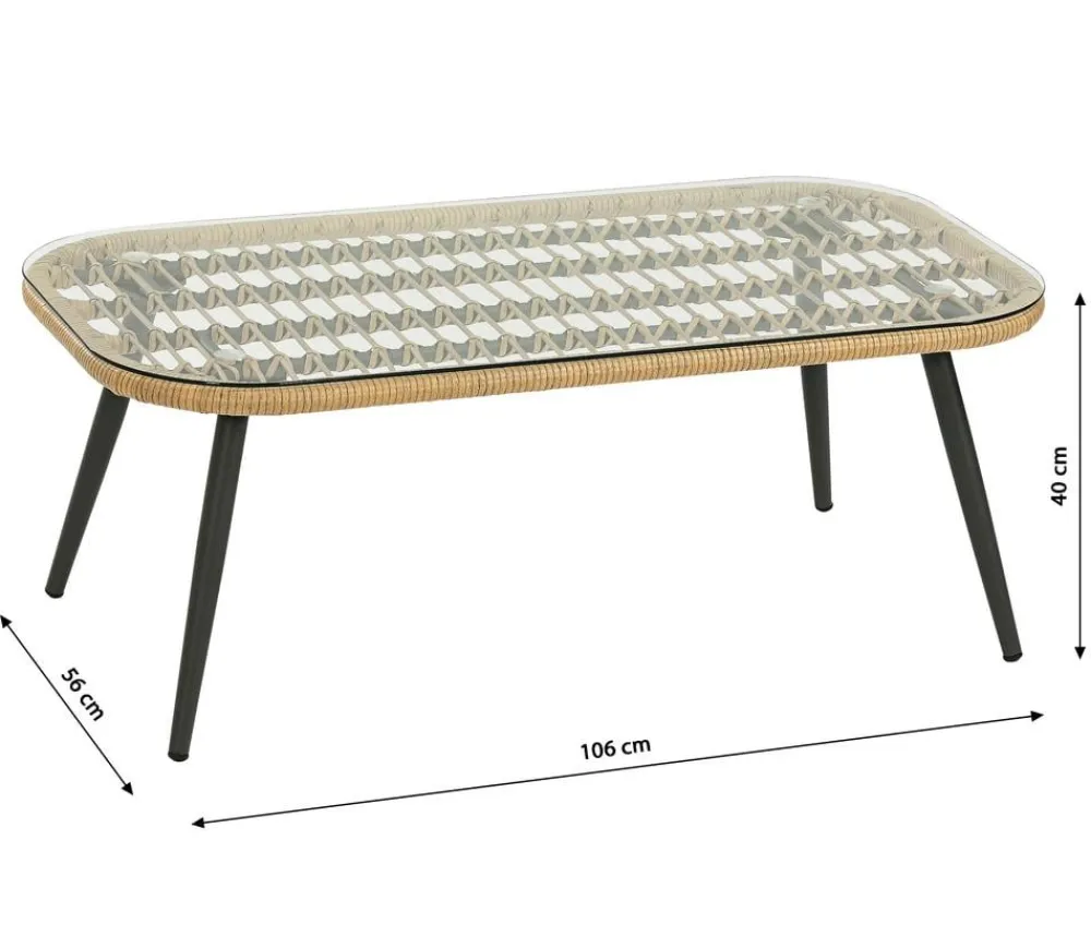 Dehner Loungemöbel|Gartenlounge-Sets - Lounge Venezia, 4-teilig