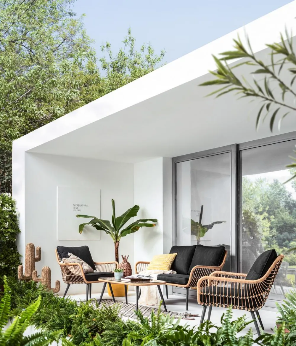 Dehner Loungemöbel|Gartenlounge-Sets - Lounge Venezia, 4-teilig