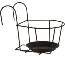 Dehner Mehr Blumentopfzubehör > Metall-Balkonblumentopfhalter Lundy, ca. B18/H18/T18 cm