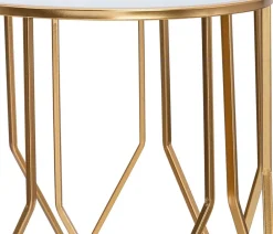 Dehner Beistelltische - Metall-Beistelltisch, , ca. Ø32/H46,5 cm Gold