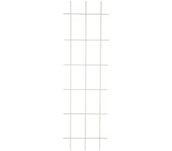 Dehner Rankgitter & Obelisken - Metall-Blumenspalier, 150 cm Weiß