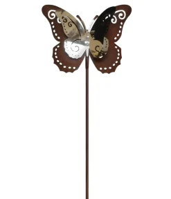 Dehner Windspiele & Gartenstecker > Metall-Dekostab Schmetterling, ca. H91 cm