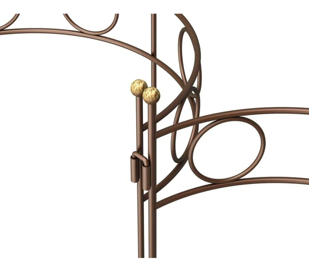 Dehner Rankgitter & Obelisken - Metall-Pflanzenstütze Annabelle, ca. H100 cm Kupfer