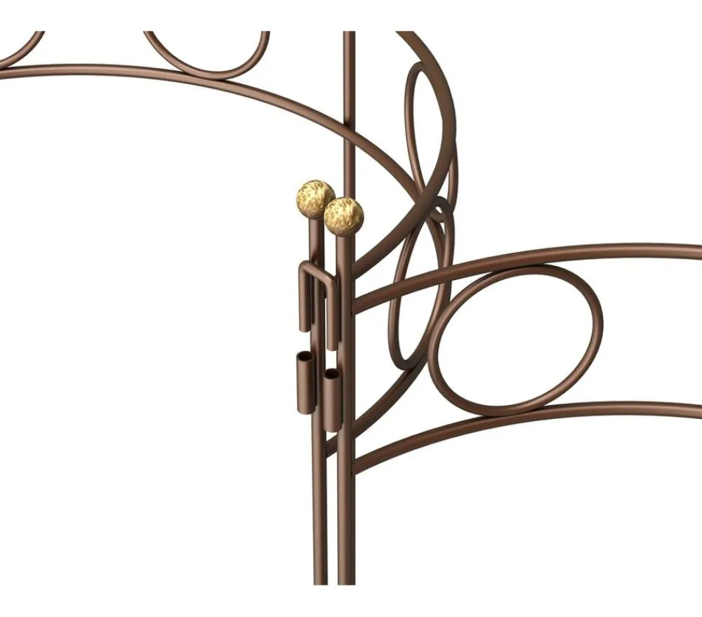Dehner Rankgitter & Obelisken - Metall-Pflanzenstütze Annabelle, ca. H100 cm Kupfer
