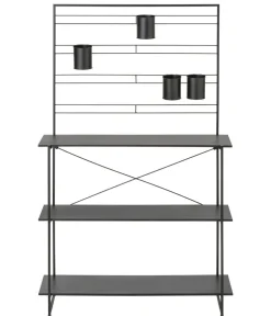 Dehner Metall-Pflanztisch Provence, , ca. B100/H160/T40 cm Schwarz Outlet