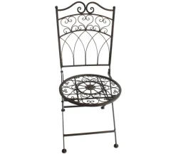 Dehner Gartenstühle Metall|Dekoartikel > Metallstuhl Antik