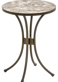 Dehner Blumenhocker|Gartentische Metall - Mosaikblumenhocker Grazia