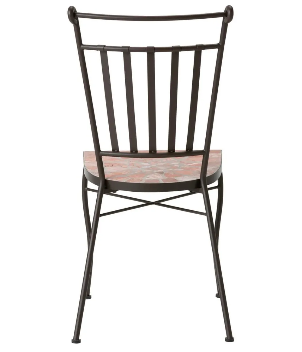 Dehner Gartenstühle Metall|Garten- & Loungesessel > Mosaikstuhl Chiara, terra-rosé