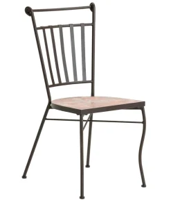 Dehner Gartenstühle Metall|Garten- & Loungesessel > Mosaikstuhl Chiara, terra-rosé