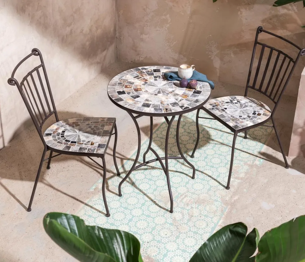 Dehner Gartenstühle Metall|Balkonstühle - Mosaikstuhl Grazia