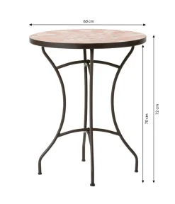 Dehner Mosaiktisch Chiara, terra-rosé Best
