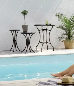 Dehner Garten-Esstische|Gartentische Metall - Mosaiktisch Diana