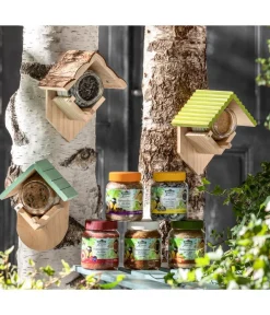 Dehner Natura Premium Vogelhäuser & Futterspender > Erdnussbutterhaus Mats