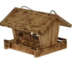 Dehner Natura Premium Vogelhäuser & Futterspender - Futterhaus Linn, ca. B27/H18/T20,5 cm Natur